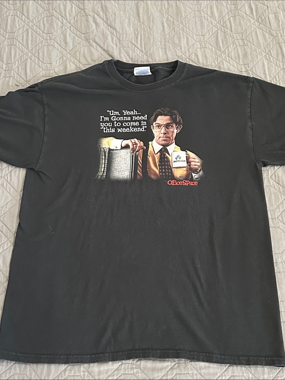 Office space movie promo shirt, size large